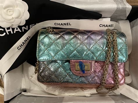 chanel rainbow bag price|Chanel 20A Rainbow Reissue 2.55 Bag .